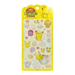 韓国限定 公式品 ポケモン ポケピース キャンディボンボンシール イエロー 黄色