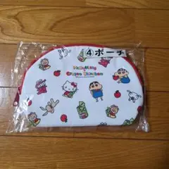 Hello Kitty × Crayon Shinchan ポーチ