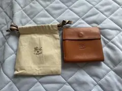 IL BISONTE 二つ折り財布 レザー ブラウン