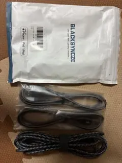 BLACKSYNCZE Lightningケーブル 3本セット
