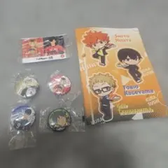 ハイキュー!!×くら寿司 コラボ ノート 缶バッジ カード セット