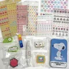 スヌーピー、ディズニー【全783点】スタンプ、スケジュールシール　手帳カレンダー