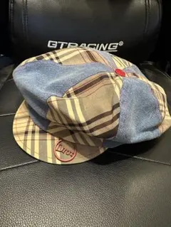 レア✨dir ディオール チェック柄 デニム キャスケット 裏地トロッター