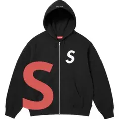 Supreme S Logo Zip Up Hooded Sweatshirt