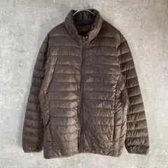 UNIQLO ウルトラライトダウン　ダウンジャケット Mサイズ　ブラウン　軽量