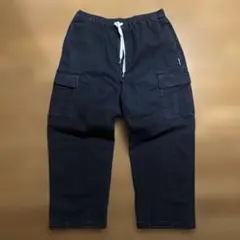 ア*ー様 DCSHOSE ブラック カーゴパンツ ドローコード