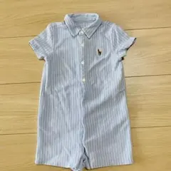 た*ズ様 ラルフローレン 半袖　ポロ　ロンパース 60 6m