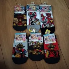 戦隊ヒーロー靴下6足セット16−18cm