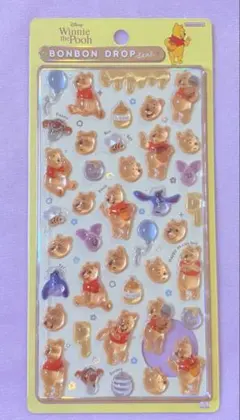 【正規品・匿名発送】Disney プーさん ボンボンドロップシール