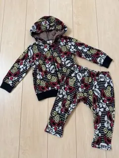 タイムセール★日本製★ヒスミニ★総柄ジャガードセットアップ★90㎝