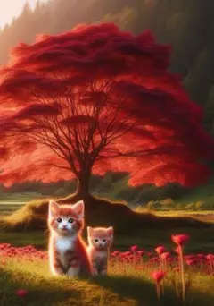 猫の絵 アート・写真