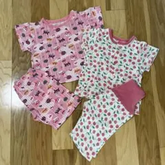 ベビーパジャマセット 80•90cm アンパンマン ピンク