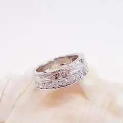 40 ハワイアンジュエリー ハワイ直輸入エタニティリング シルバー925