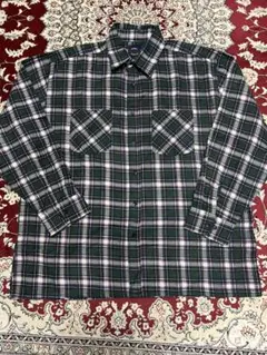 【90s ウクライナ製】SAUGATUCK プリネル XL 深緑 東欧製 希少