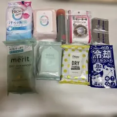 ダウンタイム中グッズドライシャンプースプレーなどまとめ売り