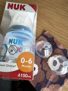 【SALE中】NUK ドラえもん 哺乳瓶ニップル2点  計3点セット