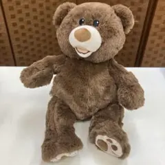 茶色のクマのぬいぐるみ　犬のおもちゃ