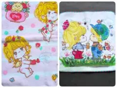 水森亜土 ハンドタオル&ミニタオルハンカチ 2枚セット[バラ売り不可]のサムネイル
