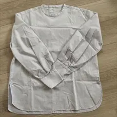 ストライプ 長袖シャツ Sサイズ　無印良品