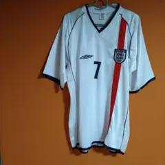 UMBRO イングランド代表ユニフォーム ベッカム 2002 柴田ひかり - メルカリ