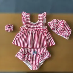 女の子向けセパレート水着 100cm