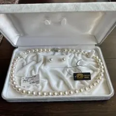 アコヤ真珠　ネックレス・ピアスセット