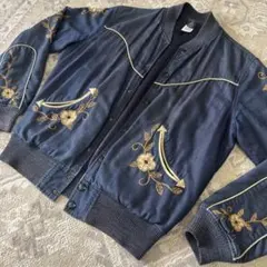 【名作】ダブルアールエル rrl RRLラルフローレン ポロ　花柄　ブルゾンのサムネイル