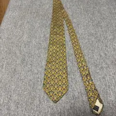 GUCCI ネクタイ イエロー 総柄