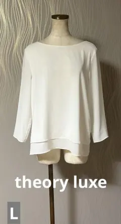theory luxe 24AW ティアードブラウス Elida3 ピンク 40 - メルカリ