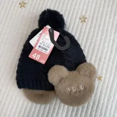 Polo ベビー ニット帽 48cm