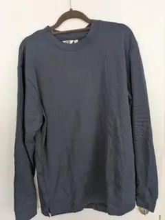UNIQLO U ネイビー 長袖シャツ Lサイズ