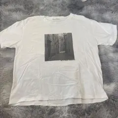 ホワイト フォトプリント Tシャツ