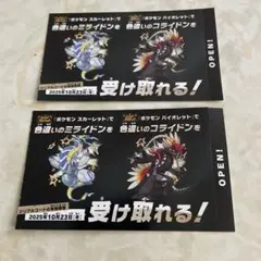ポケモン　色違い　ミライドン　コライドン