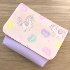 マチ付き移動ポケット　女の子　ユニコーン⑤