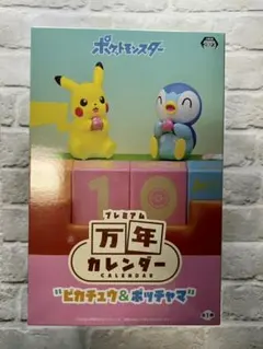 ポケットモンスター ポケモン プレミアム万年カレンダー ピカチュウ&ポッチャマ