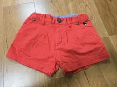 ミキハウス　ダブルビー　赤　ショートパンツ　120cm