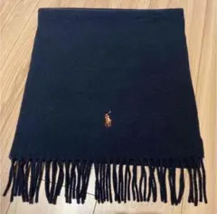 【新品　美品】Polo Ralph Lauren ネイビー　マフラー