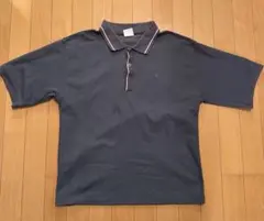 チャンピオン　ポロシャツ　2 LARGE グレー　ねずみ色