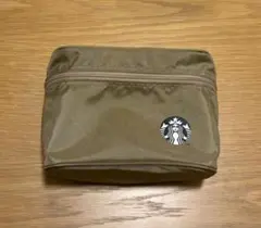Starbucks スクエアポーチ カーキのサムネイル