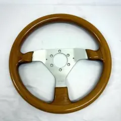 モモ アストラ ダークウッド ステアリング ポリッシュスポーク ホーン