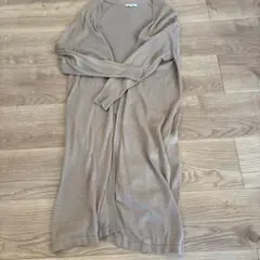 ニットロングカーディガン