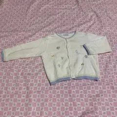 ファミリア　コットンカーディガン　80cm