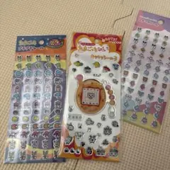 たまごっち　プチプチシール、キラキラシール3 3点セット