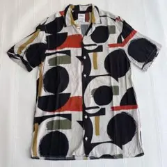 ZARA 総柄 半袖シャツ リラックスフィットのサムネイル