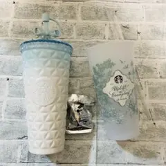 ステンレスコールドカップタンブラー ナチュラルブルーグラデーション【2点セット】