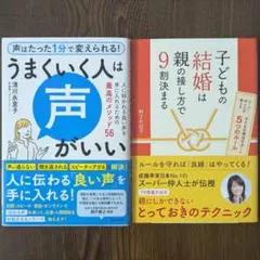【値下げ】うまくいく人は声がいい　子どもの結婚は親の接し方で9割決まる