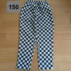 【美品】　しまむら（Nuersh）チェックロングパンツ　150