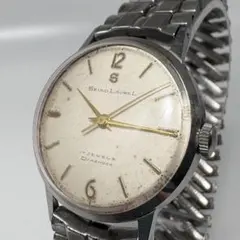 セイコー SEIKO ローレル 17石 手巻き 고장·부품용 シルバー ヴィンテージ