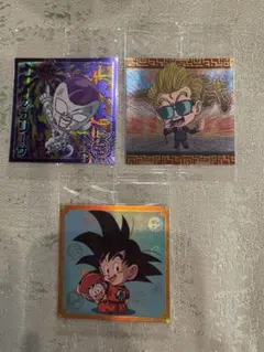 ドラゴンボール 超ウエハース　キャラクターシール 3枚セット