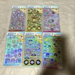 サンリオキャラクターズ　キラッとシール３ ホログラム6枚セット